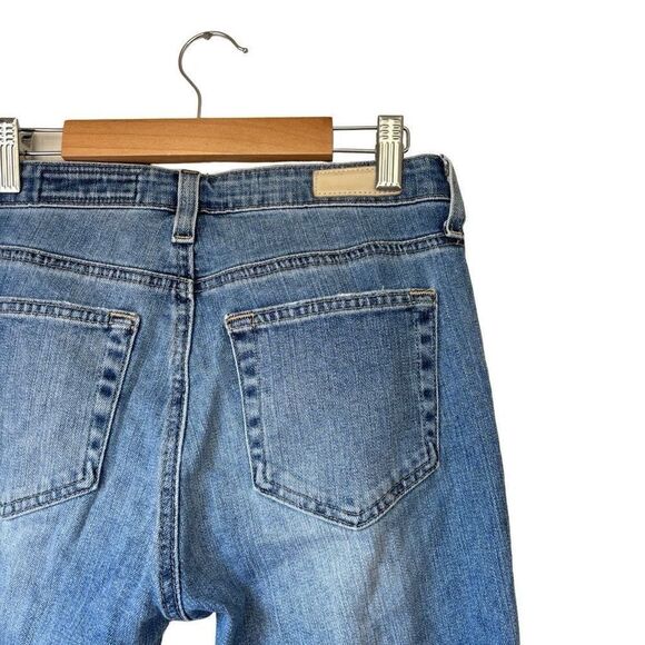AG Adriano Goldschmied The Jodi Crop side slit Jeans light Blue Denim size 25 - Picture 10 of 11